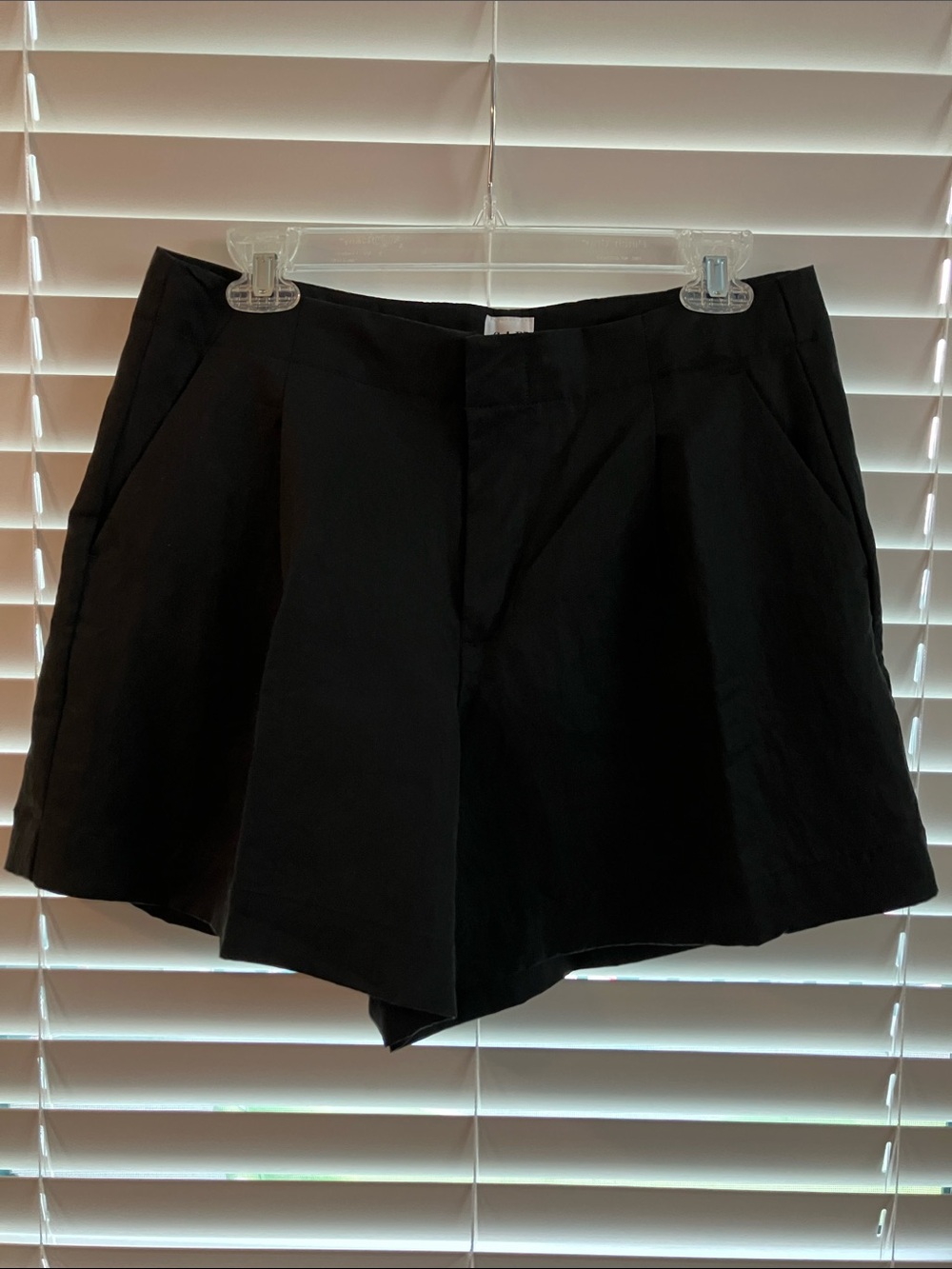 Gap Black Tailored Shorts  with Pleated Front